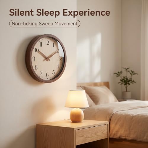 Topkey 12 Inch Silent Wall Clock - Image 3