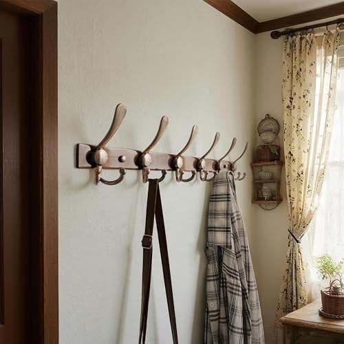 Dseap Coat Rack Wall Mount 24 Inch, Heavy Duty 12-Gauge Base vs Flimsy 1mm - Image 4