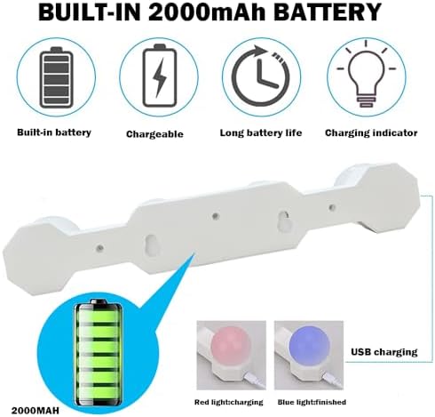 New Cordless Rechargeable LED Vanity Mirror Light - Image 6