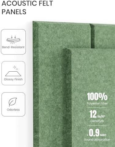 Fluxynara 48" x 36" Large Felt Bulletin Board，Christmas Tree Green-1 - Image 4