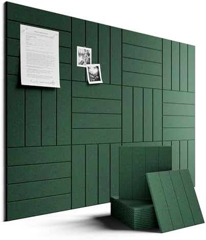 Fluxynara Felt Bulletin Board & Cork Board Alternative, Christmas Green-1 by FLUXYNARA
