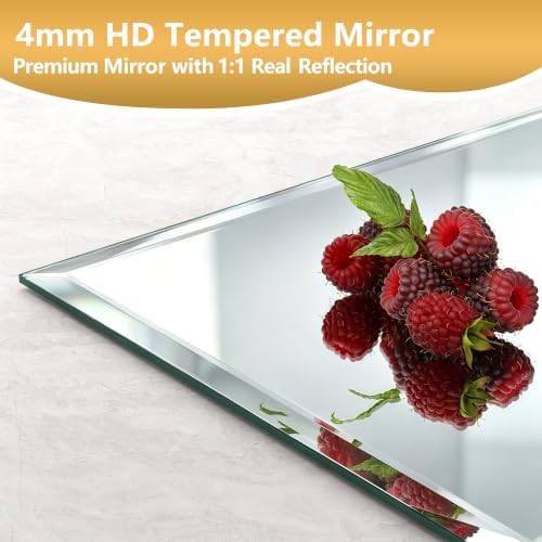 22" x 30" Beveled Edge Frameless Rectangle Mirror - Image 4