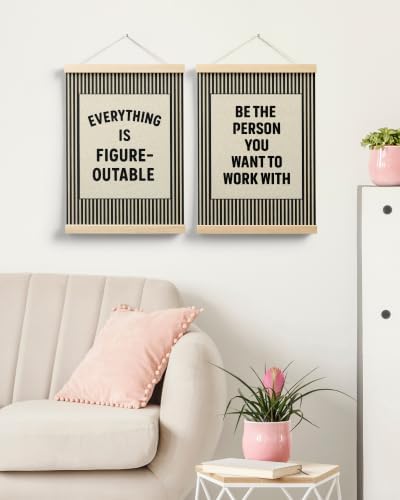 FGFK Positive Affirmations Wall Art Poster Hanger Frame 12x16 Inch - Image 7