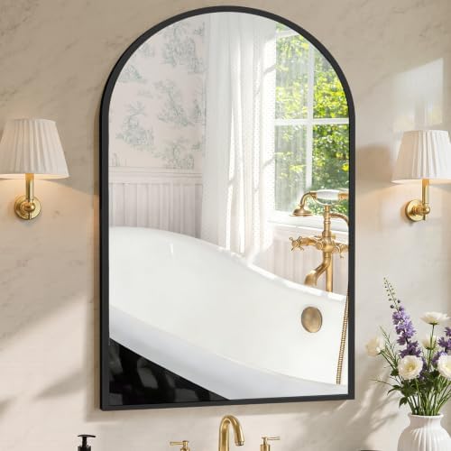 Sweetcrispy 24"x36" Arched Bathroom Mirror, Bathroom Mirrors by Sweetcrispy