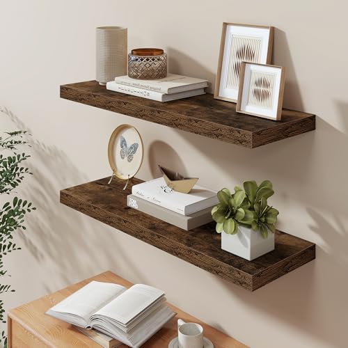 Fun Memories 36 Inch Long Floating Shelves - Image 2
