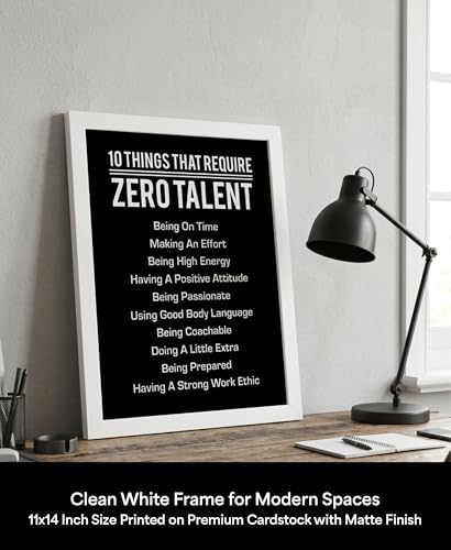 10 Things That Require Zero Talent Wall Art - Image 2