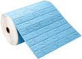 Queenbox 27.6x393.7 in Faux Brick Peel and Stick Foam Soft Waterproof Wall Panel by Queenbox
