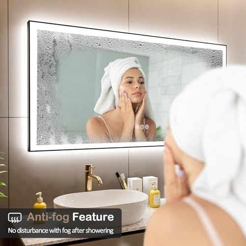 72x32 Inch LED Bathroom Mirror - Image 5