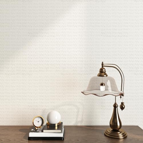 Livelynine 15.8x394 White Textured Peel and Stick Wallpaper Paintable Removable - Image 7