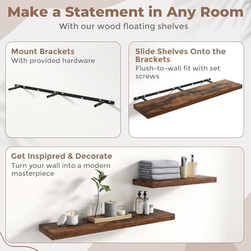 48 Inch Floating Shelves for Wall - Image 5