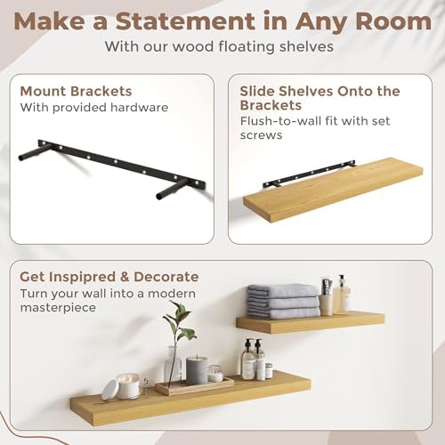 8 Inch Floating Shelves for Wall - Image 5