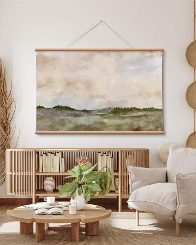 VIYYIEA Extra Large Canvas Wall Art, 36x54 Inch Minimalist Landscape Painting - Image 4