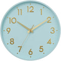 Mosewa Small 8 Inch Wall Clock Battery Operated Silent Non Ticking Analog by MOSEWAWALLCLOCK