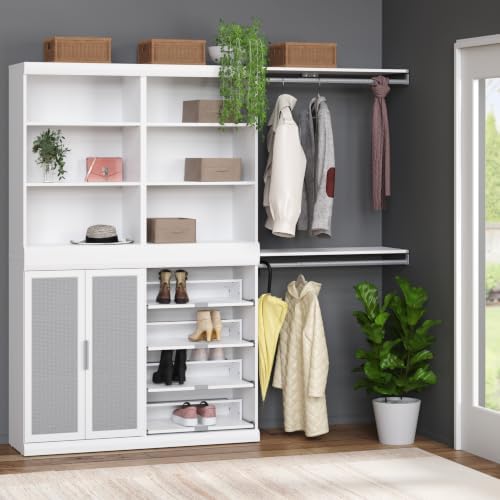 ClosetMaid Mosaics Shelf and Rod Closet Organizer, 2.52" H x 36.02" W x 13.78" D - Image 2