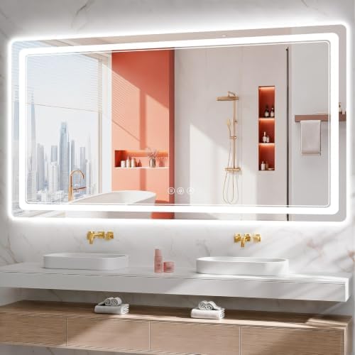 BEAUTYPEAK 32"x72" LED Bathroom Mirror by BEAUTYPEAK