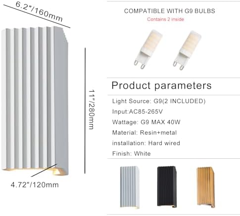 ZEROUNO LED Wall Sconce Indoor Wall Lights - Image 4
