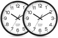 XNM 2 Pack Wall Clock 8 Inch Wall Clocks Battery Operated by XNMwallclock