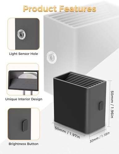 DORESshop Night Lights Plug into Wall, Amber Night Light - Image 7