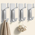 Bntuk Adhesive Towel Hooks for Bathroom, 4 Pack Stainless Steel Wall Hooks No by Bntuk