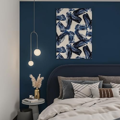 Ismoon Blue Wallpaper Modern Solid Color Peel and Stick Wallpaper Cobalt Blue - Image 5