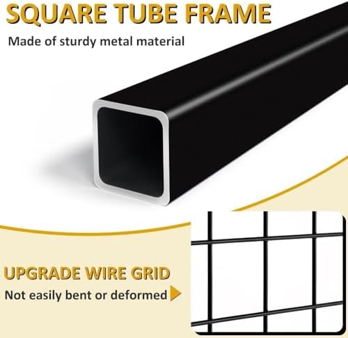 3 Packs 1.8' x 5.7' Grid Wall Panels Standing Wire Grid, Display Rack - Image 4