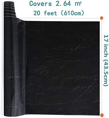 Arthome WALL DECOR Marble Contact Paper, Peel and Stick Wallpaper, Self - Image 3