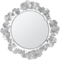 Martha Stewart Wall Décor Large Gingko Leaf Round Wall Mirror by MarthaStewart