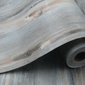 Wood Grain Peel and Stick Floor Tiles, 11.8" W × 394" L, Tide‑Washed by auxua