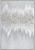 Silver Abstract Wall Art Decor by Zessoinc