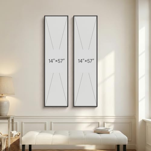 Framed Abstract Vertical Wall Art - Image 6