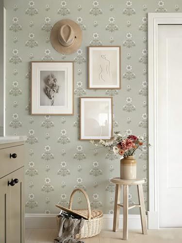 Vintage Floral Wallpaper Floral Peel and Stick Wallpaper - Image 4