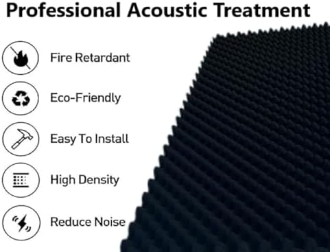 1 Pack Egg Crate Foam Sound Proof Foam Panels - Image 4