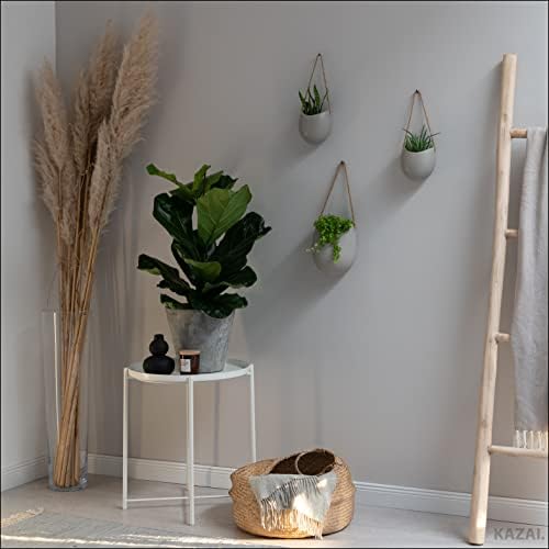 Kazai. Wall Planters -Ellie- | Hanging Ceramic Plant Pots 3 Pieces | Wall - Image 7