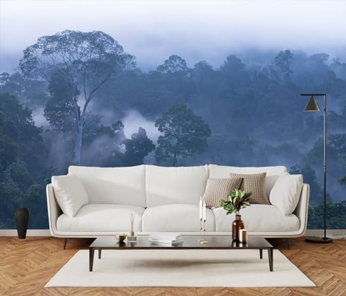 Toolhom Misty Forest Morning Landscape View, Forest Wallpaper Mural - Image 4