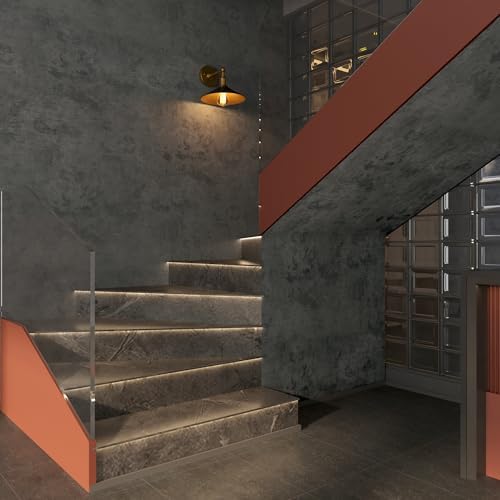 BAYYA Concrete Wallpaper Peel and Stick Wall Paper - Image 4
