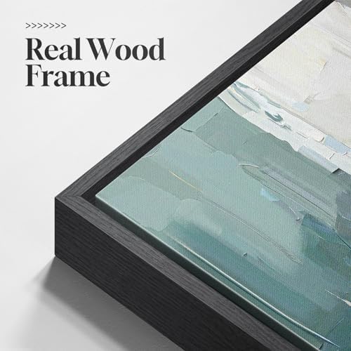 Large Framed Colorful Abstract Wall Art - Image 5