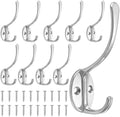 Homanu 10 Pack Coat Hooks Wall Mounted by Homanu