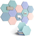 Fluxynara Extra Large 12-Pack Felt Bulletin Board Tiles, Coastal Haze by FLUXYNARA