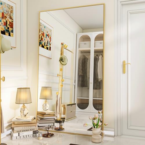 VooBang Oversized Full Length Mirror, Aluminum Alloy Frame Full Body Mirror - Image 2