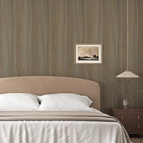 Taupe Grey Wood Countertop Peel and Stick Natural Wood Contact Paper Grey Brown - Image 3