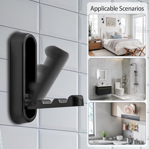 Hooks for Wall - Black Hooks for Hanging, Heavy Duty Wall Hooks, Purse Hook for - Image 6