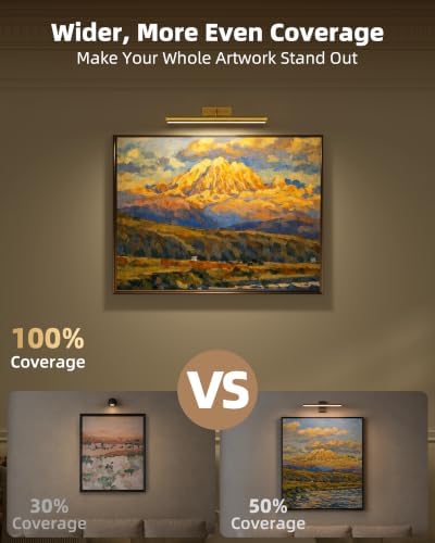EZVALO 16‘’ Picture Lights for Wall, 6000mAh Rechargeable Art Lights - Image 5