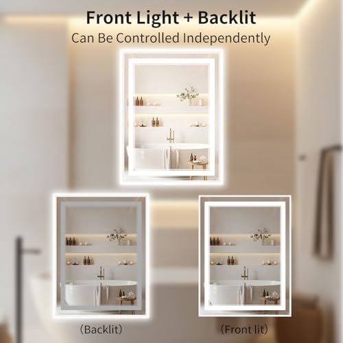 24"x32" LED Bathroom Mirror - Image 4