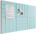 Bumusty 36" x 24" Large Cork Board Alternative, Aqua Blue by BUMUSTY