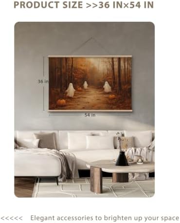 VIYYIEA Extra Large Halloween Canvas Wall Art - Image 5