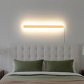 KELUOLY Modern Plug in Wall Sconces, 23.6 inch Frosted Gold LED Long Wall Lights by KELUOLY