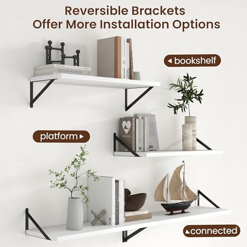 Axeman 12 Inch Deep Floating Shelves 30 Inches Long Set of 2 - Image 4