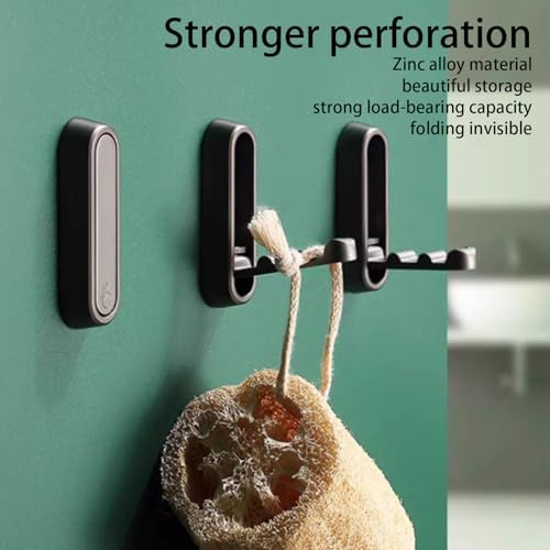 Hooks for Wall - Black Hooks for Hanging, Heavy Duty Wall Hooks, Purse Hook for - Image 2