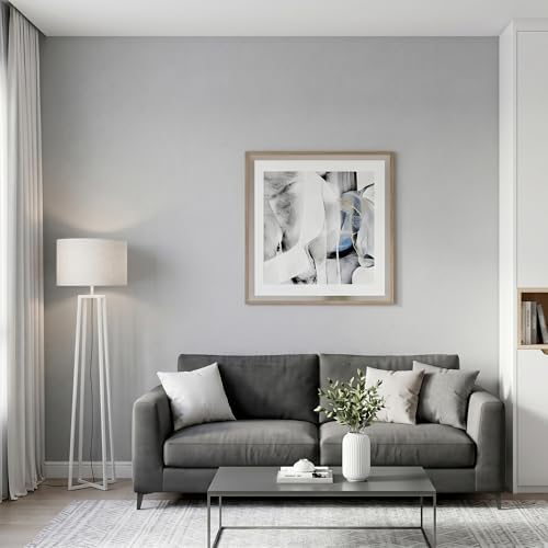 FUKU MON 24"x394" Grey Wallpaper Matte Solid Gray Contact Paper Self-Adhesive - Image 3