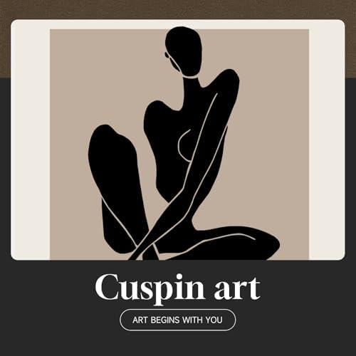 Framed Neutral Abstract Wall Art - Image 7